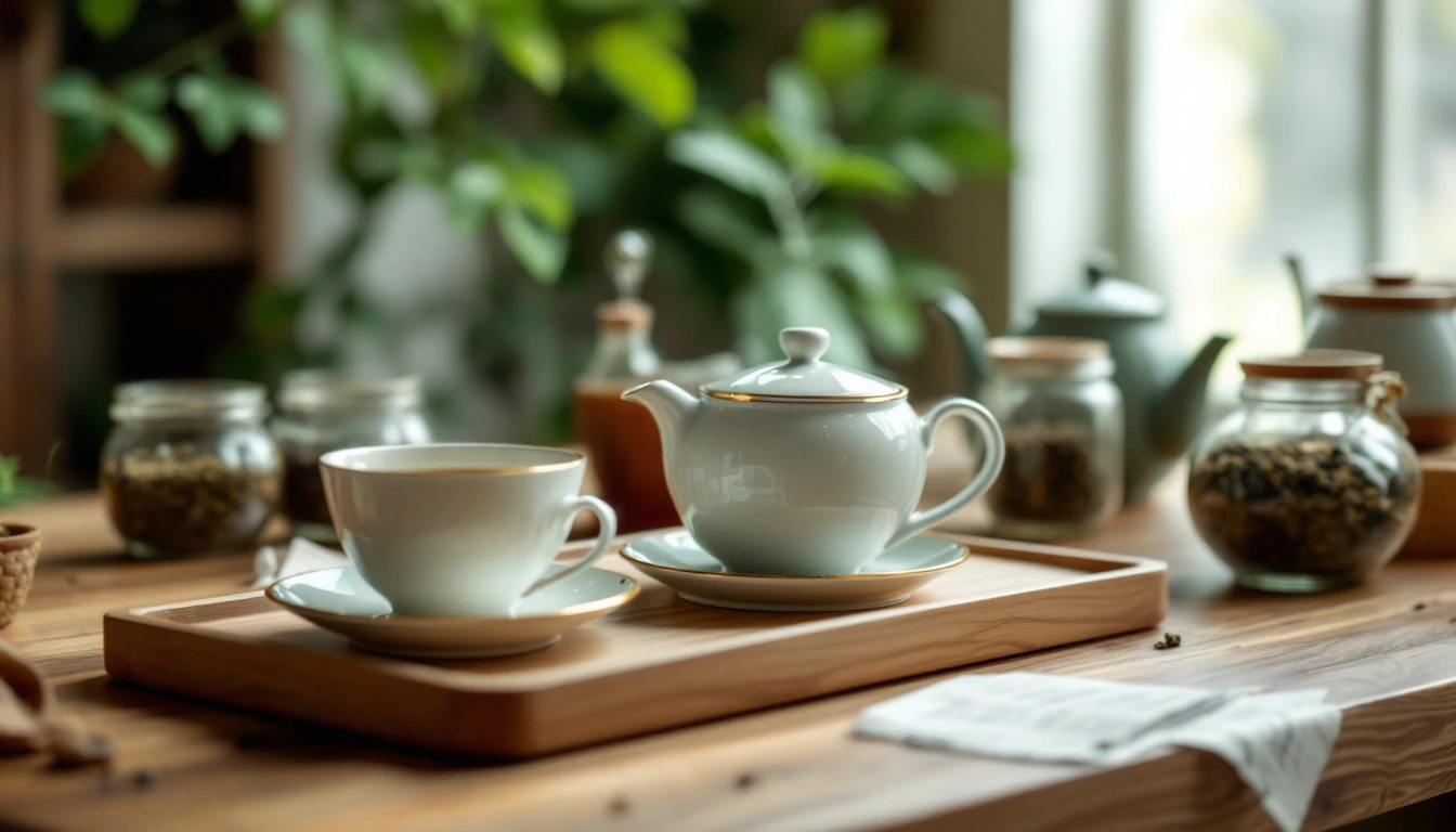 Matériel nécessaire salon de thé